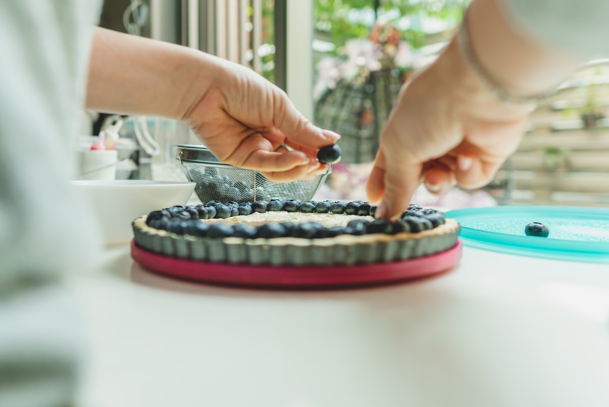 Blueberries rich in anthocyanins